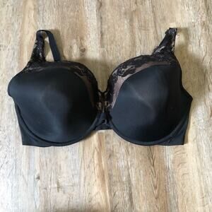 Olga 40DD BLACK HIGH LIFT UNDERWIRE BRA